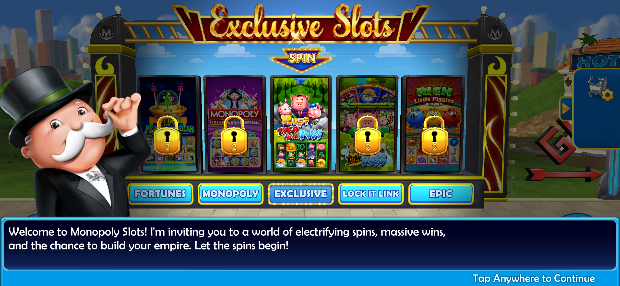 MONOPOLY Slots Screenshot